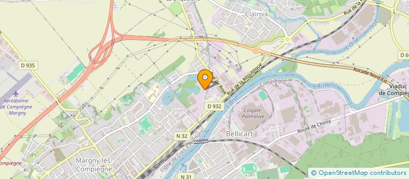 localisation de l'entreprise SCI LA PLACETTE  CLAIROIX