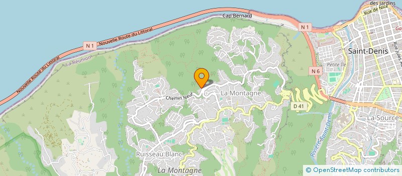 localisation de l'entreprise SCI LA PLAGE à SAINT-DENIS