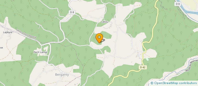 localisation de l'entreprise SCI LA PLAGE  SAINT-CIRQ-LAPOPIE