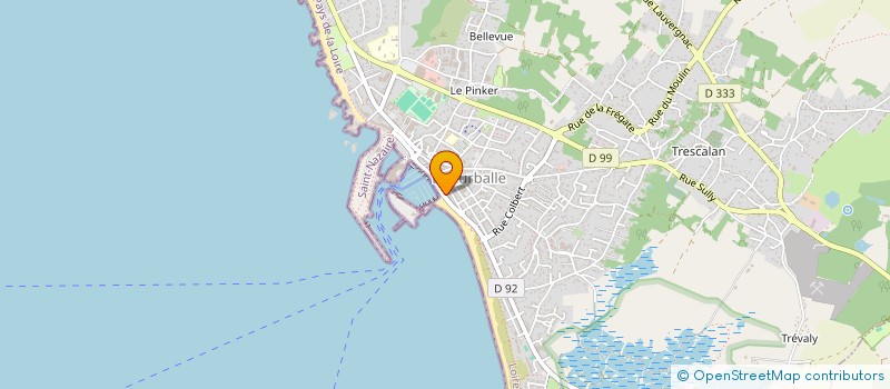 localisation de l'entreprise SCI LA PLAGE DES BRETONS  LA TURBALLE