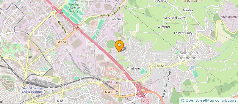 localisation de l'entreprise SCI LA PLAGNE  SAINT-JEAN-BONNEFONDS