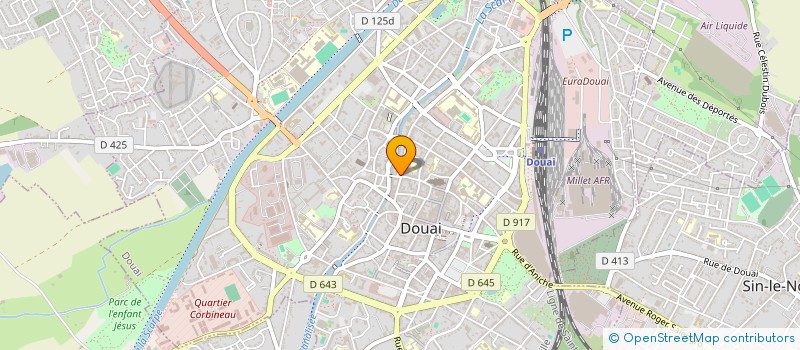 localisation de l'entreprise SCI LA PLAIDOIRIE à DOUAI