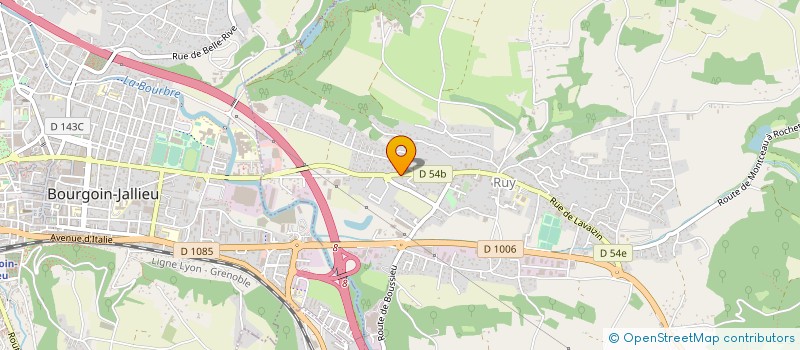 localisation de l'entreprise SCI LA PLAINE  RUY-MONTCEAU