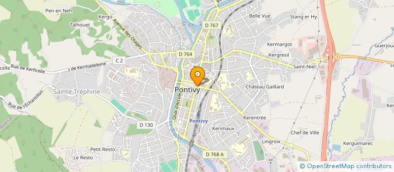 localisation de l'entreprise SCI LA PLAINE à CARHAIX-PLOUGUER