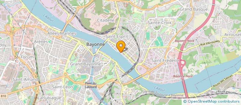 localisation de l'entreprise SCI LA PLAINE à BAYONNE