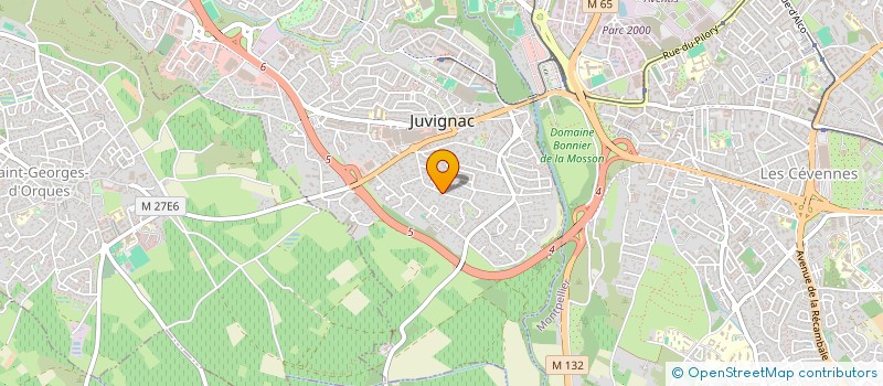 localisation de l'entreprise SCI LA PLAINE  JUVIGNAC