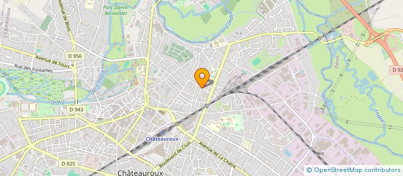 localisation de l'entreprise SCI LA PLAINE à CHATEAUROUX