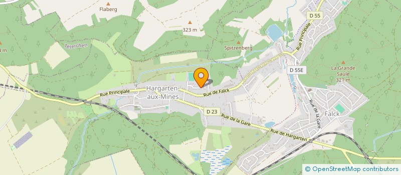 localisation de l'entreprise SCI LA PLAINE  HARGARTEN-AUX-MINES