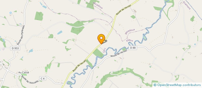 localisation de l'entreprise SCI LA PLAINE  SAINT-ANTOINE