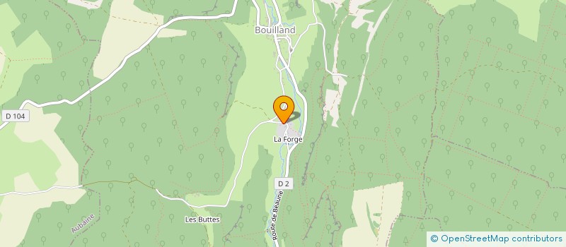 localisation de l'entreprise SCI LA PLAINE  BOUILLAND