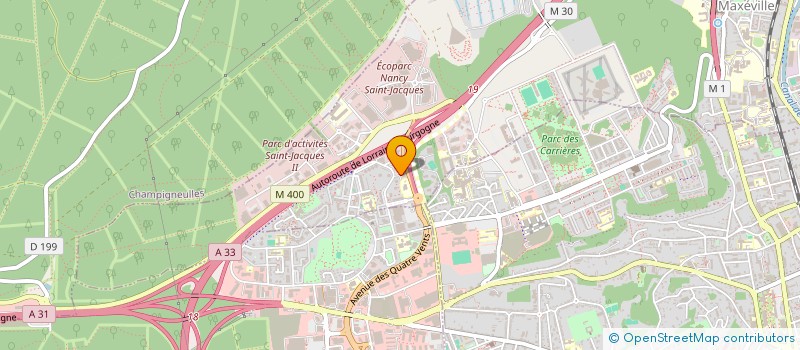 localisation de l'entreprise SCI LA PLAINE  MAXEVILLE