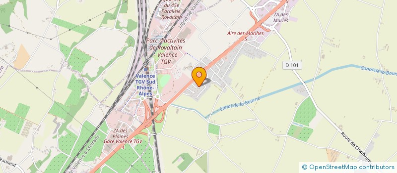 localisation de l'entreprise SCI LA PLAINE  ALIXAN