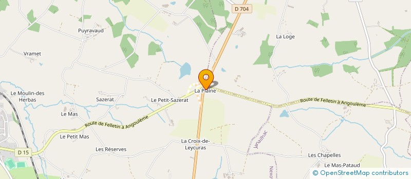 localisation de l'entreprise SCI LA PLAINE à SAINT-MAURICE-LES-BROUSSES