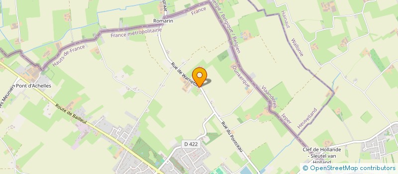 localisation de l'entreprise SCI LA PLAINE  NIEPPE