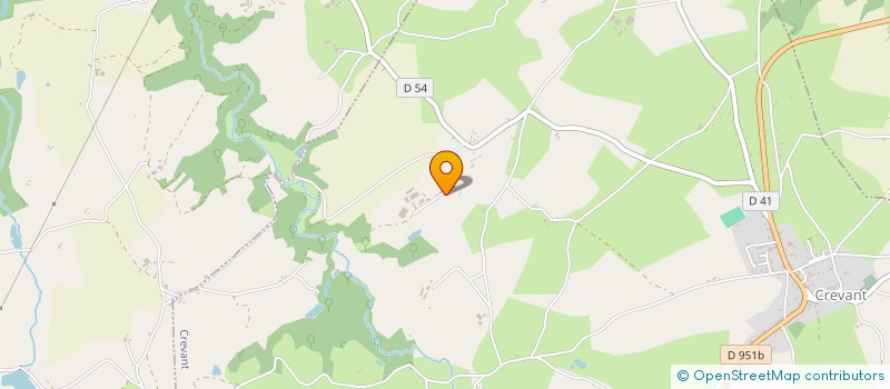 localisation de l'entreprise SCI LA PLAINE à CREVANT