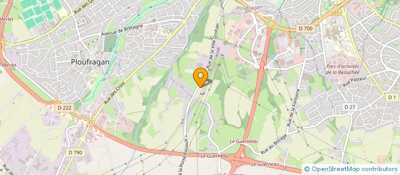 localisation de l'entreprise SCI LA PLAINE  TREGUEUX