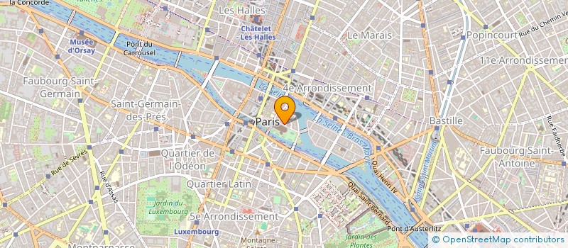 localisation de l'entreprise SCI LA PLAINE DES BOIS  PARIS