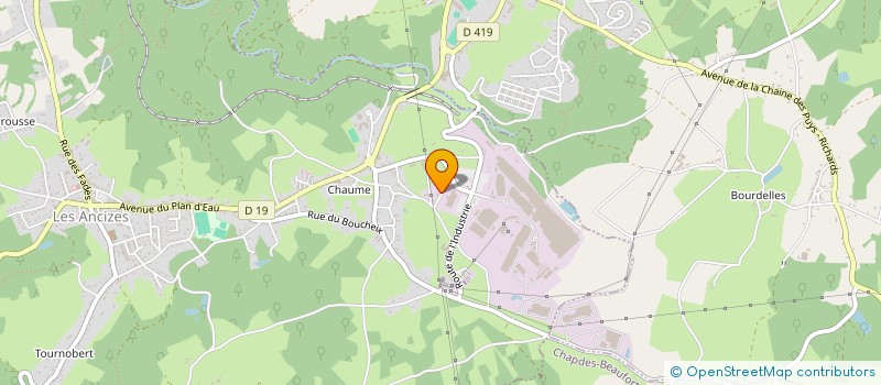 localisation de l'entreprise SCI LA PLAINE DES CHAMPS  VOLVIC