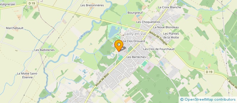 localisation de l'entreprise SCI LA PLAINE DES JONCS à LAILLY-EN-VAL
