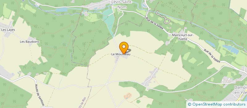 localisation de l'entreprise SCI LA PLAINE DU MOUSSEAU  DAMPIERRE-EN-YVELINES