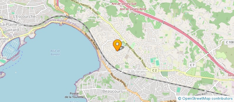 localisation de l'entreprise SCI LA PLAINE DU ROI à SANARY-SUR-MER