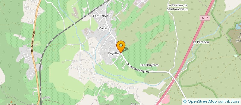 localisation de l'entreprise SCI LA PLAINE ONE - B2  LE THORONET