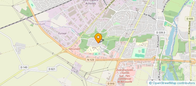 localisation de l'entreprise SCI LA PLAINE SGSE à LUISANT