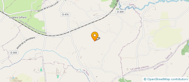 localisation de l'entreprise SCI LA PLANCHE  LE TANU