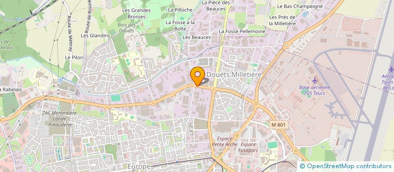 localisation de l'entreprise SCI LA PLANCHE  TOURS