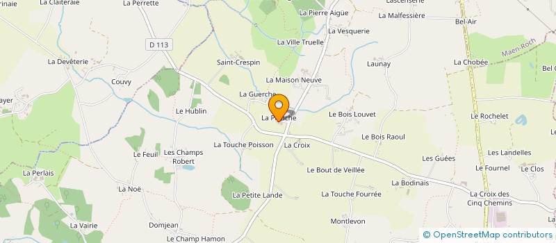 localisation de l'entreprise SCI LA PLANCHE  SAINT-MARC-LE-BLANC