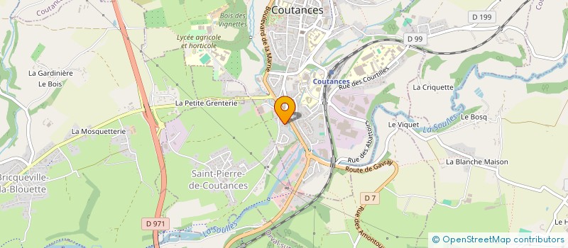 localisation de l'entreprise SCI LA PLANCHE MAURICE  COUTANCES