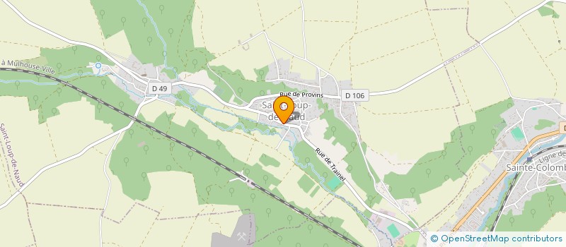 localisation de l'entreprise SCI LA PLANEZE  SAINT-LOUP-DE-NAUD