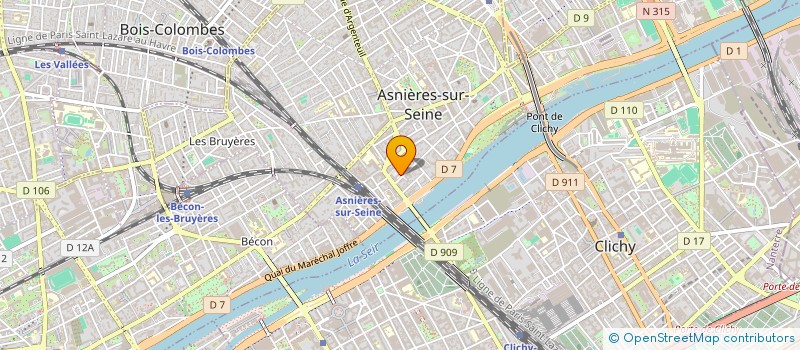 localisation de l'entreprise SCI LA PLANEZE BERTRAND à ASNIERES-SUR-SEINE