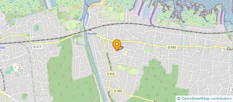 localisation de l'entreprise SCI LA PLANQUE  GUJAN-MESTRAS