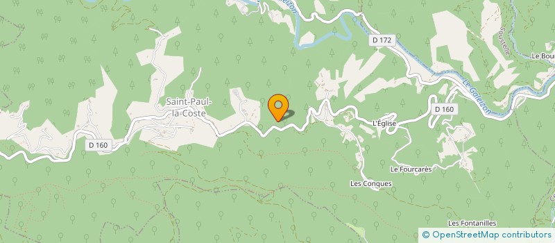 localisation de l'entreprise SCI LA PLANQUETTE  CENDRAS