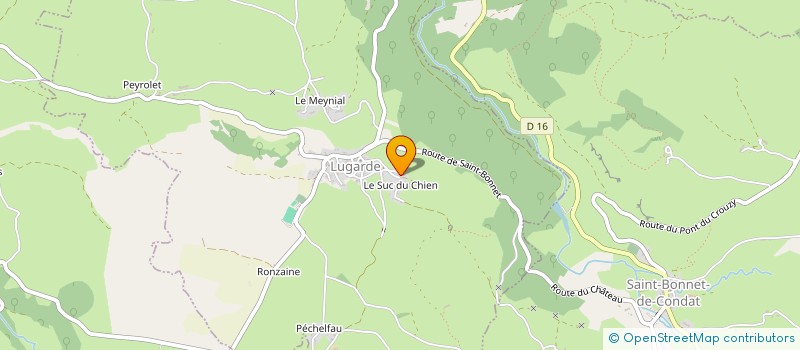 localisation de l'entreprise SCI LA PLANTADE à LUGARDE
