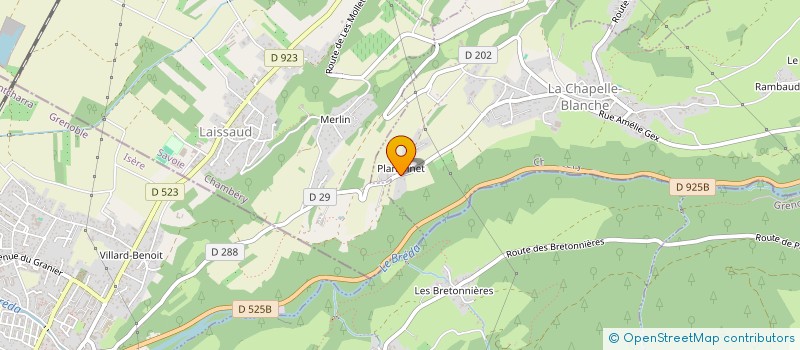 localisation de l'entreprise SCI LA PLANTAZ  LA CHAPELLE-BLANCHE