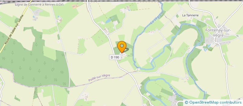 localisation de l'entreprise SCI LA PLANTE  CHEVILLE