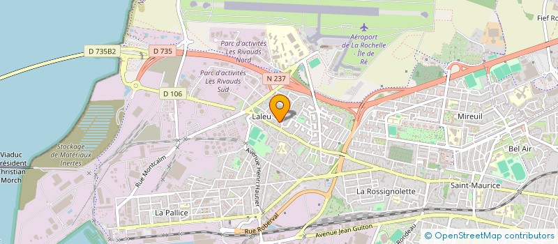 localisation de l'entreprise SCI LA PLAYA  LA ROCHELLE