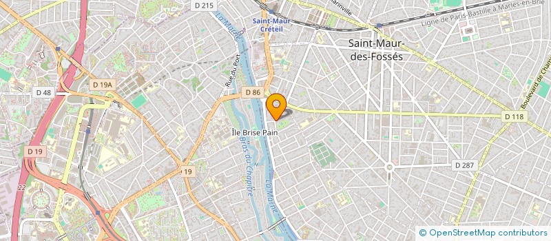 localisation de l'entreprise SCI LA PLEIADE à SAINT-MAUR-DES-FOSSES