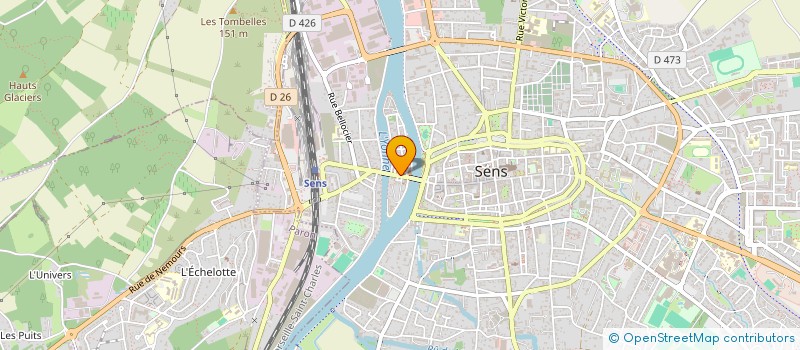 localisation de l'entreprise SCI LA PLEIADE à SENS