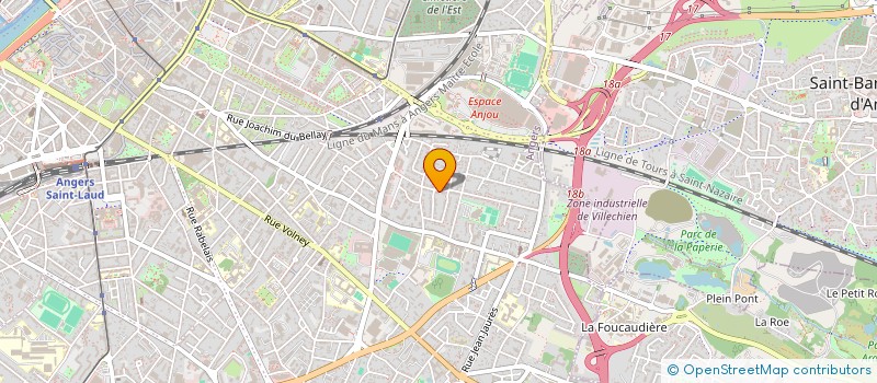 localisation de l'entreprise SCI LA PLEIADE à ANGERS