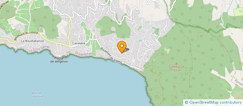 localisation de l'entreprise SCI LA PLEIADE  LA CROIX-VALMER