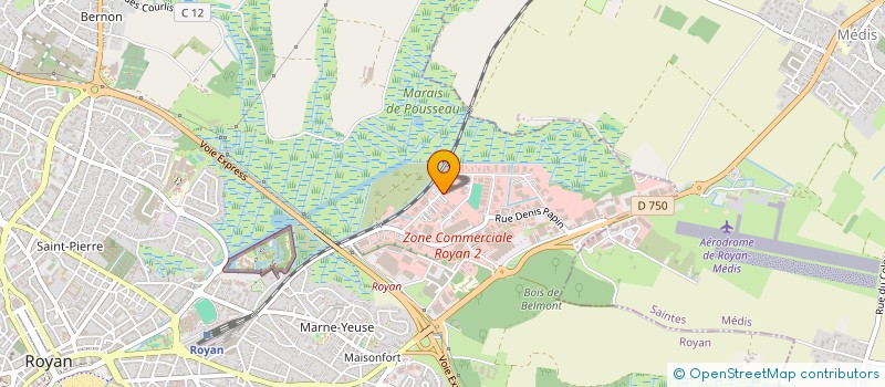 localisation de l'entreprise SCI LA PLOMBIERE  ROYAN