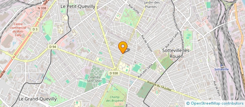 localisation de l'entreprise SCI LA PLOZ à LE PETIT-QUEVILLY