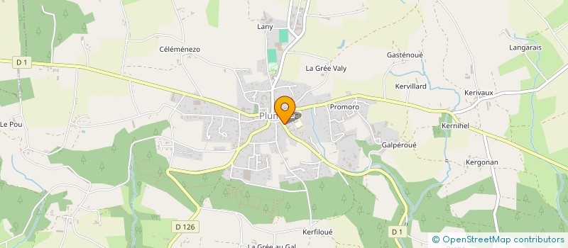 localisation de l'entreprise SCI LA PLUME  PLUMELEC