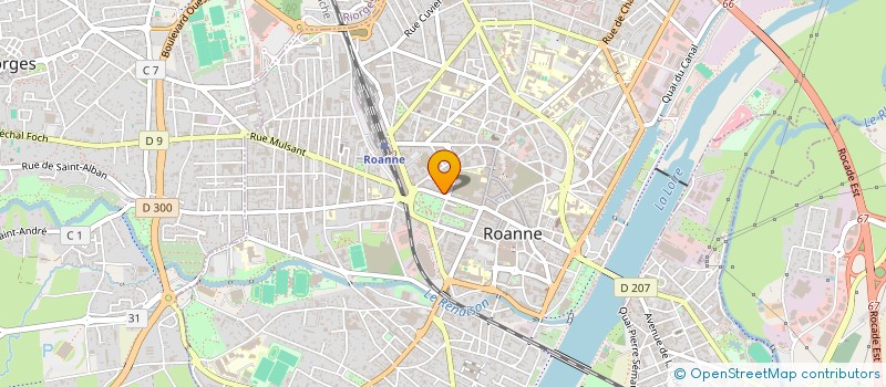 localisation de l'entreprise SCI LA PLUME D'AGATHE  ROANNE