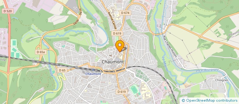 localisation de l'entreprise SCI LA PLUME DE PAON à CHAUMONT