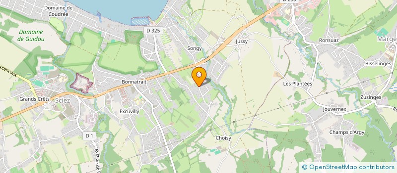 localisation de l'entreprise SCI LA PLUME DU LARRY  SCIEZ