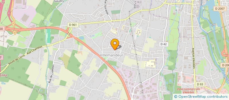 localisation de l'entreprise SCI LA PLUME ROUGE à VILLEMANDEUR